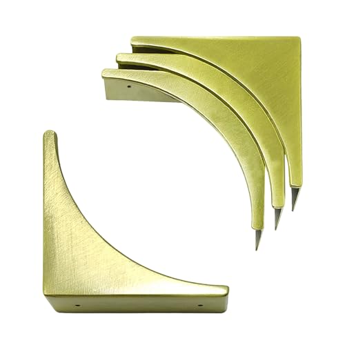 haowei Corner Guard 4 Pcs Zinc alloy Vintage Box Corner Protector Decorative Safety Angle Guard Edge Cover Multifunctional Furniture Hardware Accessories