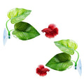 CousDUoBe 2 Pack Betta Fish Leaf Pad Improves Betta's Health by Simulating the Natural Habitat - Natural, Organic, Comfortable Rest Area for Fish Aquarium Ornaments - size: 2 Pack