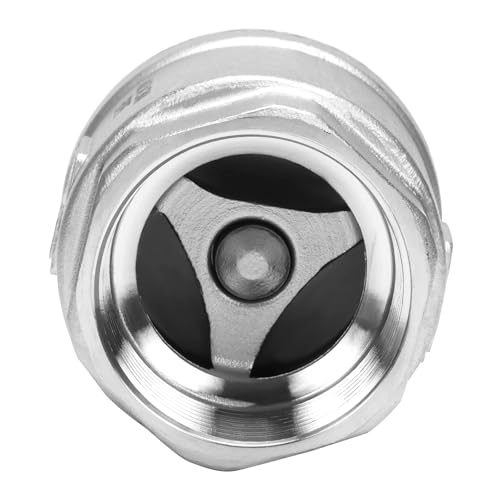 1-1/4 Inch Vertical Check Valve SUS304 Spring Loaded Check Valve in-line Low Cracking Pressure CF8M WOG 1000 - size: 1.25 Inch, style: Spring