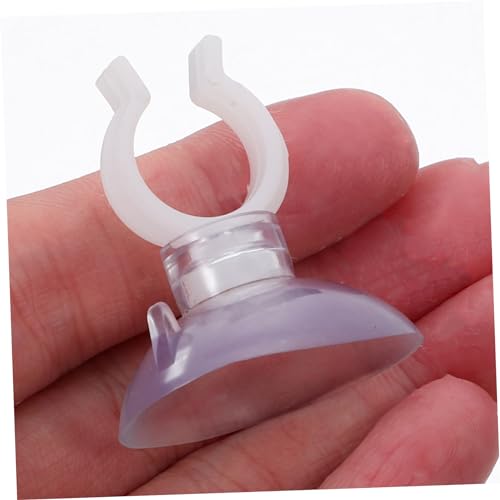 Toddmomy 20pcs Aquarium Cup Tubes Clips Fish Tank Water Hose Holders Tubing Clips for Secure Fixation for Aquariums Easy Installation