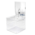 Fish Breeding Box, 4.13 * 4.13 * 4.13 inch Acrylic Fish Isolation Box with Suction Cups, Aquarium Acclimation Hatchery Incubator Fish Tank Multifunctional Acrylic High Clear Fish