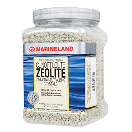 Marineland White Diamond 50 Ounces, Removes Toxic Ammonia, Aquarium Filter Media (Pack of 2) - size: 50-Ounce (Pack of 2)