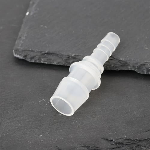 8Pcs Straight Hose Pipe Connector 8mm to 14mm Plastic Reducing Fitting for Garden Watering - size: 8mm to 14mm