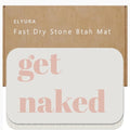 Get Naked Patterns Diatomite Stone Bath Mat Shower Mat Quick-Dry, Non-Slip, Easy to Clean for Bathroom Floor - color: Pink