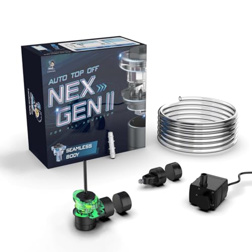 Auto Top Off System for Saltwater Reef Tank, Dual Optical Sensor ATO with Built-in Controller, No External Box, AI-Powered, Leak-Proof Probe, Dry-Run Protection – NG11