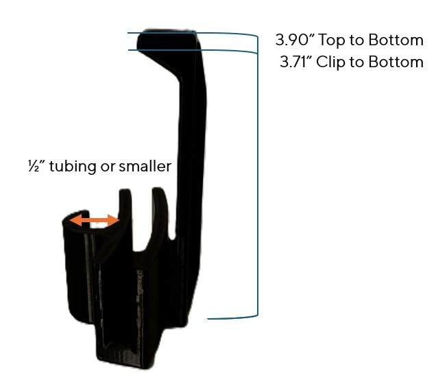 Bucket Buddie, 5 Gallon Bucket Clip for Siphon Tubing, Great for Wine, Beer, Aquarium & Hydroponic Use