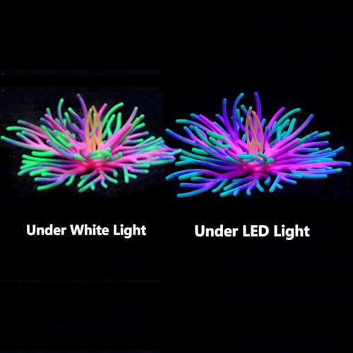 Silicone Fish Tank Accessories Decorations, Aquarium Decor Ornaments for Betta Fish