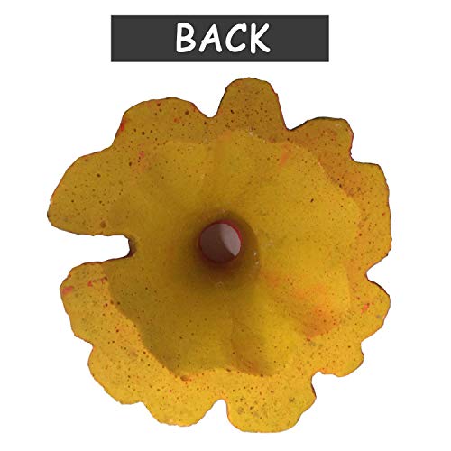 S-Lifeeling Tank Decoration Volcano Ornament Lava Explosion Look Aquarium Decorations with Multi-Color LED Spotlight for Fish Tank (M) - color: Set, size: M
