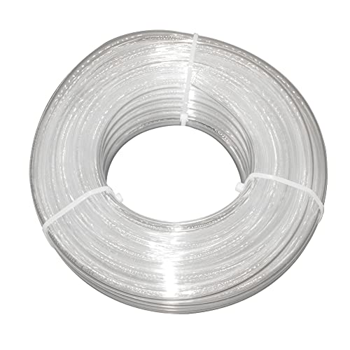 Pneumatic 1/2”OD Tubing PU Air Tube Hose Pipe for Air Line or Water Transfer (32.8Ft 10M Clear) - color: Clear, size: 1/2"OD-32.8ft