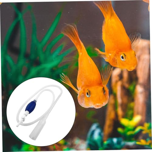 Aquarium Fish Tank Water Changer Manual Pump Vacuum Siphon Cleaner Medium Size for Freshwater Gravel Cleaning