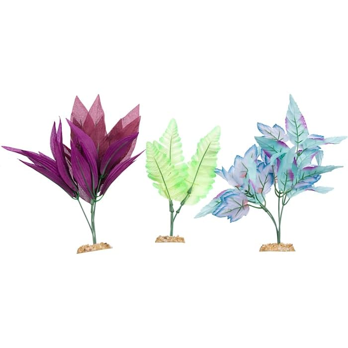 imagitarium by Petco Midground Plant Multi-Pack Silk Aquarium Plants Large