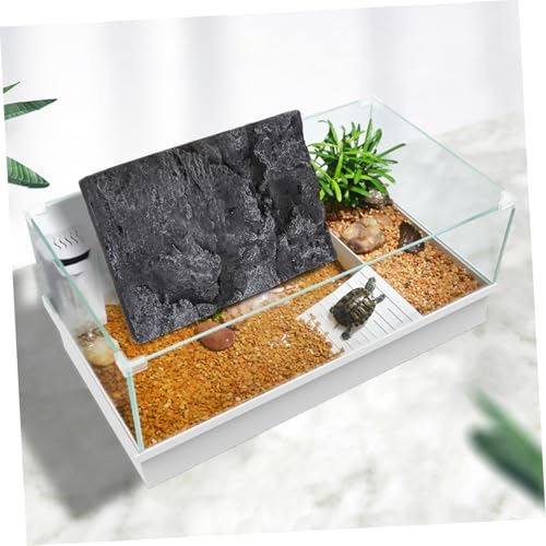 Alipis Stone Background Board for Reptile Tank 3D Aquarium Decor Fish Tank Decorative Panel
