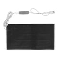 Reptile Heating Pad DC 5V Under Tank Terrarium with Temperature Control USB Power Safety 4 Gear Adjustment Reptile Heat Mat for Turtle Tortoise Snakes Lizard Gecko (15x30cm) - size: 15x30cm
