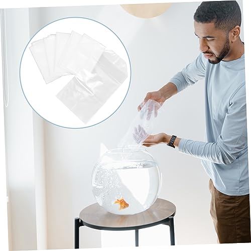 Happyyami 50pcs Ornamental Fish Bags Lightweight Fish Transport Containers for Safe Packing for Aquatic Transport and Storage