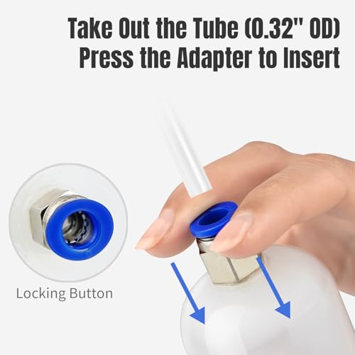 Thorstone Accessory Kit: 23.6 Inch Long Rubber Hose + 2 Suction Tubes + Extra O‑Rings & Connectors for Pneumatic/Manual Oil Changer Vacuum Fluid Extractor Pump - size: 60cm hose kit