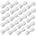 20 pcs 1/4" OD to 1/4" OD push fit straight union quick connector for RO water system push to connect tube - style: 1/4" straight connect(20)