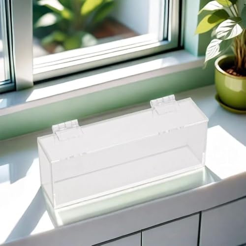 Fish Viewing Box Acrylic Outdoor Indoor Micro Landscape Fish Tanks Fishing Photo Tank Fish Breeding Tanks Photo Box with Scale(M) - size: M