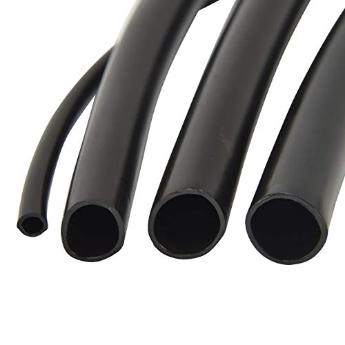Raindrip 052020P 1/2-Inch Drip Irrigation Water Supply Tubing, For Garden Irrigation Drippers, Emitters, and Systems, Black Polyethylene - size: 200 Feet