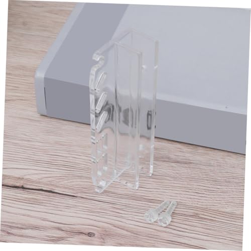 Kisangel Water Plant Tools Maintenance Kit Acrylic Holder Rack for Aquarium Tank Storage Shelves Fish Tank Decorations