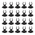 Aquarium Suction Cup, Aquarium Sucker Clip, Suction Cups Airline Tubing Holder, Fish Tank Accessories for Aquarium Fish Tank, Black, 0.51" 20 Pcs 20 Pcs
