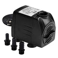 Simple Deluxe 400 GPH Submersible Water Pump with Adjustable Intake, 30W durable fountain water pump for Fish Tank, Hydroponics, Fountains, Ponds, Aquariums - size: 400 GPH (Adjustable Intake)