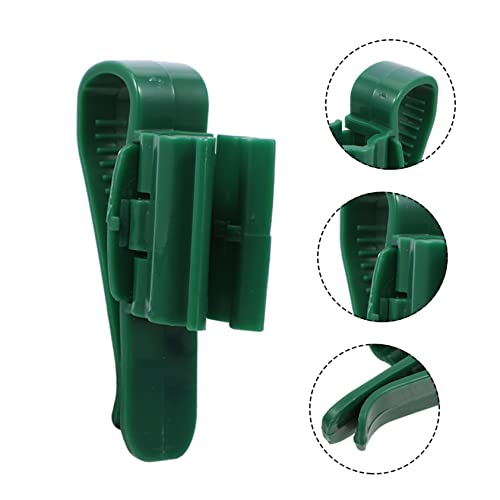 BESPORTBLE 8pcs Fish Tank Clips Aquarium Hose Holder for Changes Firmly Secures Inlet Outlet Simple Installation Saving Water Management - color: Greenx2pcs, size: 9.5X5.5X4cmx2pcs