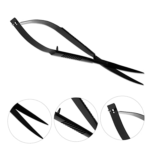 ibasenice Aquatic Plant Scissor Spring Trimmer for Precision Pruning for Aquascaping and Fish Tanks Professional Water Grass Maintenance Tool
