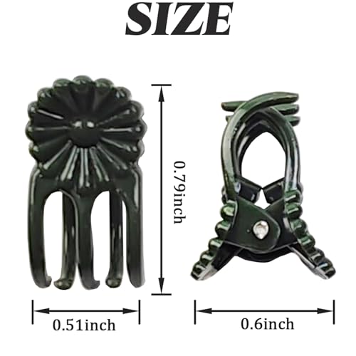 GXXMEI 400PCS Orchid Clips for Plants Support - Dark Green, for Small - Middle Climbing Plants Vine Plants & Single Stem Plants