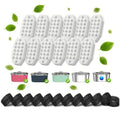 32 Pcs Cat Water Fountain Filters,16 Pack Cat Water Fountain Replacement Filters & 16 Pack Pre-Filter Sponges,Pet Fountain Filter Replacement for 3.2L/108oz Stainless Steel Fountain