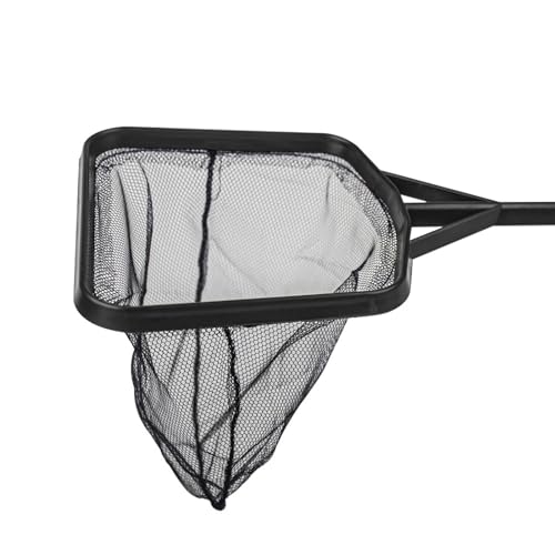 Portable Long Handle Fishing Landing Net Square Aquariums Fish Tanks Fishing Landing Float Item Cleanning Tool Long Handle Fine Mesh Skimming Fine Mesh Cleanning - size: Small