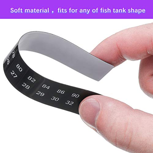 Zonon 12 Pcs Stick on Thermometer Strips Horizontal Thermometer Stickers Digital Temperature Display for Fermenting, Brewing, Wine, Beer, 64-93 Fahrenheit/ 18-34 Centigrade
