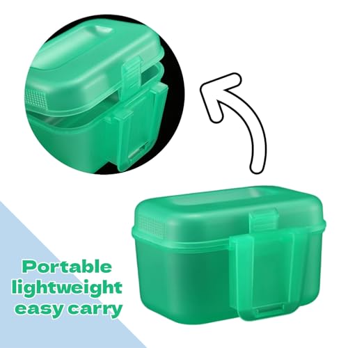 2Pcs Live Baits Container Reliable Portable Breathable Live Bait Bucket Worm Box Fishing Lure Holder for Fishing Activities and Outdoor Recreation