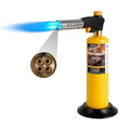 Propane Torch Head,Powerful 4-Flame Blow Torch Head Trigger Start Propane Torch with Igniter MAPP Gas Torch Kit Grill Gun on 1-lb Propane Tank Holder for Soldering Welding Brazing Cooking - style: Torch Only