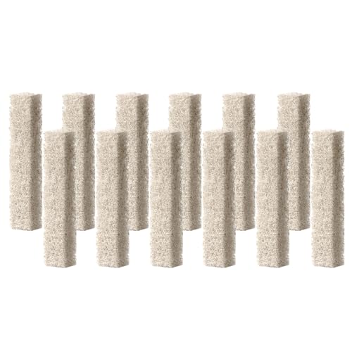 AQUANEAT 12-Pack Replacement Ammonia Reducer Pads Compatible with Aqueon QuietFlow 30 and 50 LED PRO Aquarium Power Filter