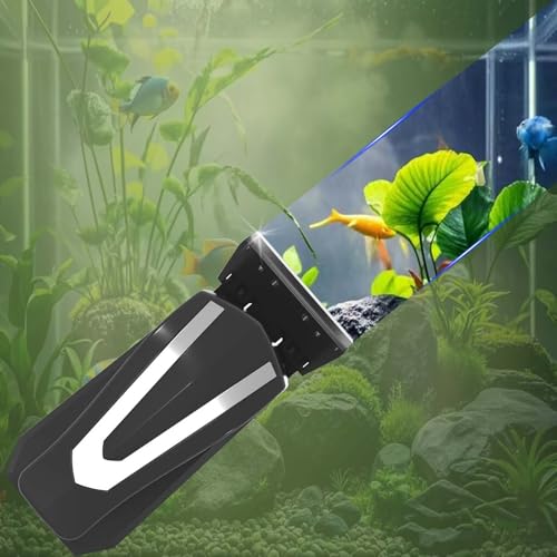 Carefree Fish Aquarium Starship Troopers Magnetic Cleaner Stainless Steel Blades 4Pcs for Size S - size: S