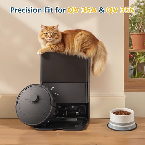 QV 35A Replacement Accessories for Roborock QV 35A / QV 35S / Qrevo S Pro Robot Vacuum, 2*Main Brush, 6*Side Brush, 4*Filters, 6*Mop Pads, 6*Dust Bag, 2*Tools - style: for QV 35A / QV 35S / Qrevo S Pro