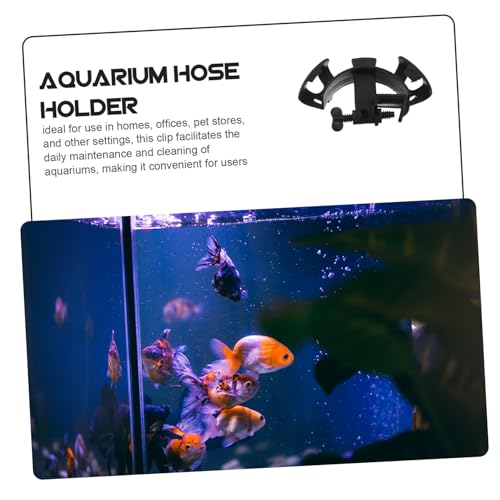 Yardwe 2Pcs Aquarium Hose Mounting Clip Plastic Water Pipe Holder for Fish Tank Turtle Tank Easy Installation Stable Secure Design for Hose Versatile Use Homes Offices Pet
