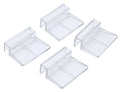 XMHF Aquarium Fish Tank Glass Cover Clip Support Holder, 12mm, 4-Pack