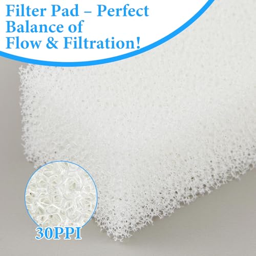 Threlaco 6 Pcs Foam Filter Insert Compatible with Aquaclear Aquarium Filter Replacement Media for Filtering and Keeping Aquariums Clear (Compatible with Aquaclear 50) - size: Compatible with Aquaclear 50
