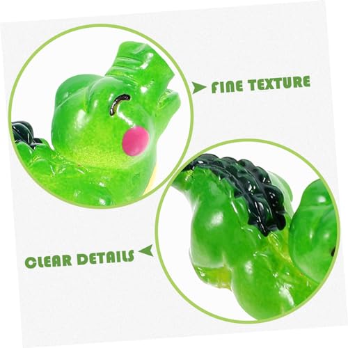 4pcs Miniature Resin Figurines Cute Aquarium Decor for Fish Tank and Gardens Realistic Animal Ornaments for Bonsai and Landscape Settings