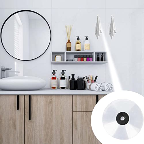 AccEncyc Suction Cup 40 mm Glass Suction Pads Clear PVC Sucker Pads Suction Holder Without Hooks for Bathroom Wall Door Glass Window Car Shade (Black, 24pcs) - size: 24Pcs Black