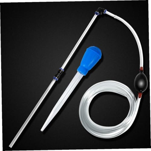 Toyvian Aquarium Water Changer and Faeces Cleaner Set Mini Manual Siphon Gravel Vacuum with Hose Suitable for Aquarium Water Replacement and Random Color