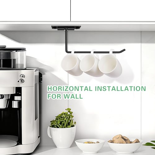 Under Cabinet Tumbler Lid Organizer, 6.29" Stainless Steel Cup Lid Holder, Self Adhesive or Drilling Rack for Plastic Cup Lids, Kitchen Cabinet Storage for Tumbler & Travel Mug Covers (1Pcs 6.29IN) - size: 1Pcs 6.29IN