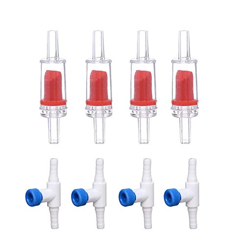 ALEGI 4pcs Large Aquarium Sponge Filter with Suction Cups, Check Valves for Breeding Fry Betta Shrimp Fish Tank (Small up to 10-20Gal 4 Pcs) - size: Small up to 10-20Gal 4 Pcs