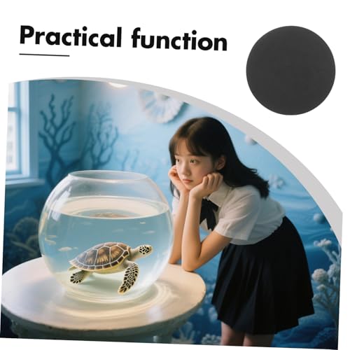 Mipcase Non Slip Cushion Pad for Micro Landscape Bottles Vibration Reduction Easy Cleaning Stabilizing Aquarium Base - size: 15.00X15.00X1.00CM