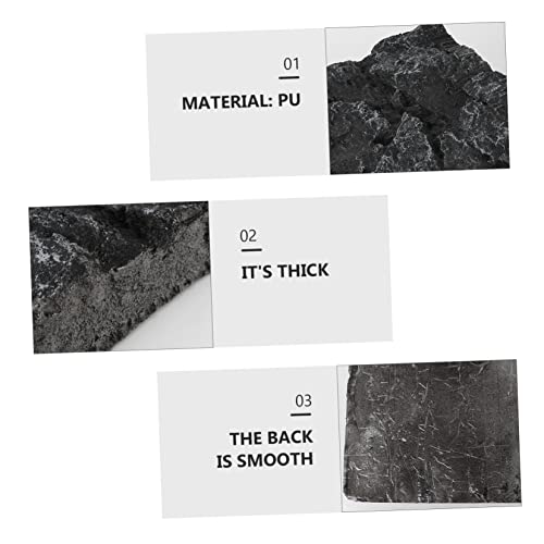 3D Aquarium Background Board Rock Tank Decor Tank Background Fade-Resistant 45x28 Inches