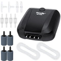 Pawfly Aquarium Air Pump Oxygen Pump for 10-200 Gallon Fish Tanks Buckets Dual Outlet Adjustable Ultra Quiet Aerator Pump with Accessories - size: Up to 200 gal (With Kit)
