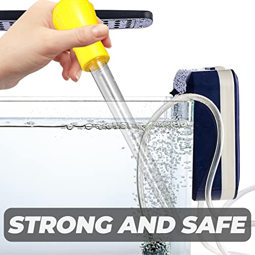 2pcs Aquarium Coral Feeder Fish Feeder Waste Clean Tool Manual Cleaner Water Changer Fish Tank Cleaning Tool Siphon Dropper Waste Aquatic Bottom Feeder Pipette - color: As Shown