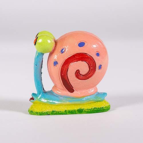 Penn-Plax Officially Licensed Spongebob Squarepants Aquarium Ornament – Gary (Mini/Small Size) – Perfect for Freshwater and Saltwater Tanks - size: Mini