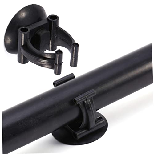 KESYOO 30pcs Aquarium Cups for Fish Tank Heating Rods Holders for Aquariums Easy to Install Safe for Fish and Black